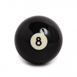 Бильярдный шар Pool Standard №8 (57,2 мм)