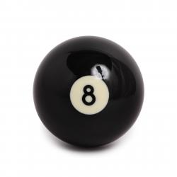 Бильярдный шар Арамит Премьер №8 (черный, 54 мм)